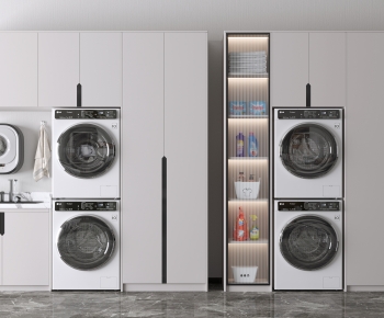 Modern Laundry Cabinet-ID:970119007
