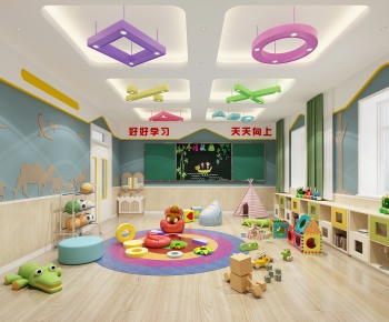 现代幼儿园活动室-ID:888520967