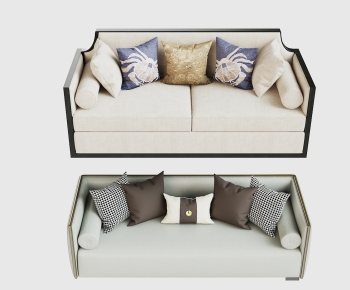 New Chinese Style A Sofa For Two-ID:801683903