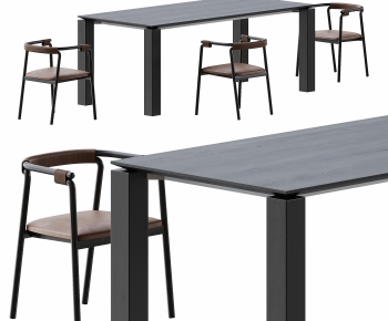 Modern Dining Table And Chairs-ID:492511996