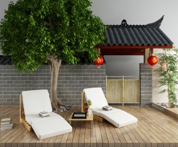 Chinese Style Recliner-ID:553700927