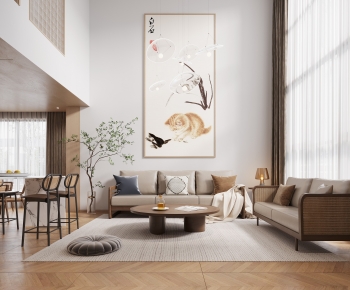 Modern A Living Room-ID:110177999