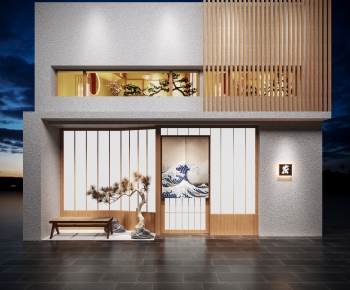 Japanese Style Facade Element-ID:449536095