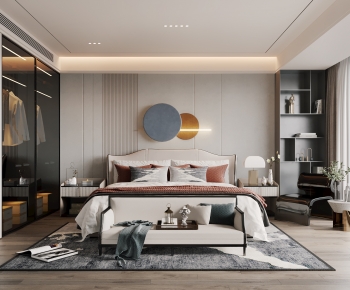 New Chinese Style Bedroom-ID:284477004