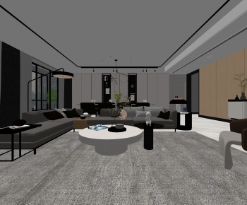 Modern A Living Room-ID:276587963