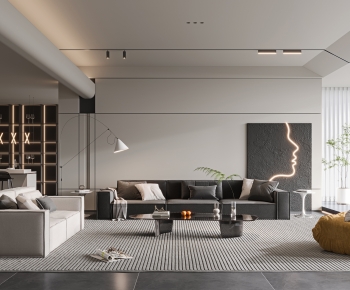 Modern A Living Room-ID:957462071