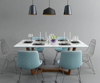 Modern Dining Table And Chairs-ID:999265914