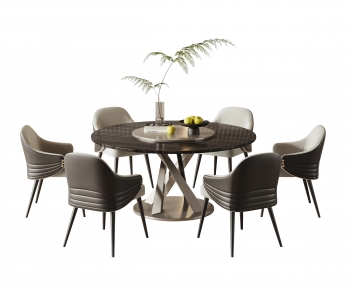 Modern Dining Table And Chairs-ID:899750958