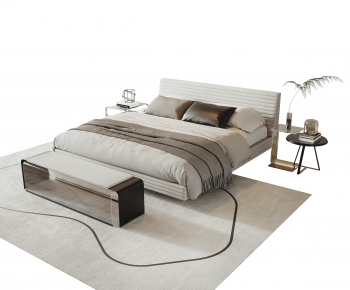 Modern Double Bed-ID:447000036