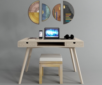 Modern Computer Desk And Chair-ID:519198899