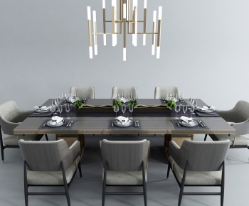 Modern Dining Table And Chairs-ID:377349982