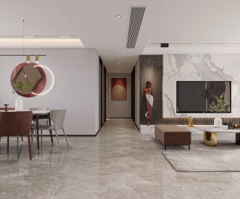 Modern A Living Room-ID:188855897