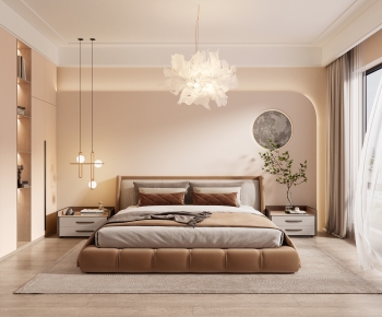 Wabi-sabi Style Bedroom-ID:340209014