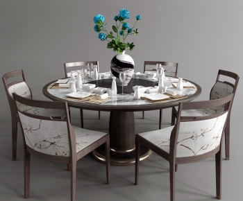 New Chinese Style Dining Table And Chairs-ID:263689995