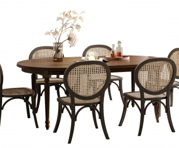 Nordic Style Dining Table And Chairs-ID:716209893