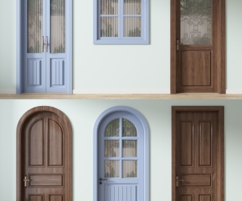 Mediterranean Style Single Door-ID:618383884
