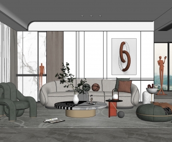 Modern A Living Room-ID:608539101