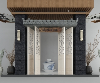 New Chinese Style Door-ID:956365118
