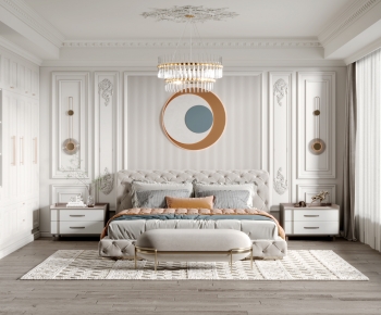 French Style Bedroom-ID:496686943