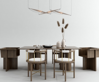 Modern Dining Table And Chairs-ID:348299035