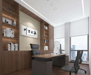 Chinese Style Manager's Office-ID:356334923