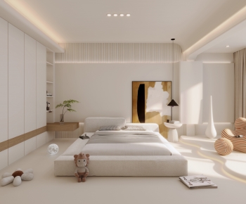 Wabi-sabi Style Bedroom-ID:134730335