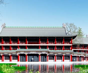 Chinese Style Ancient Architectural Buildings-ID:894726048