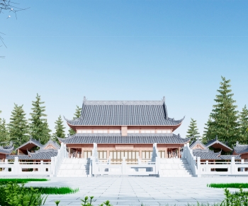 Chinese Style Ancient Architectural Buildings-ID:797218081