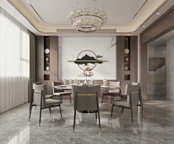 New Chinese Style Dining Room-ID:178878071