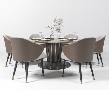 Modern Dining Table And Chairs-ID:472245937