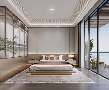 New Chinese Style Bedroom-ID:429058071