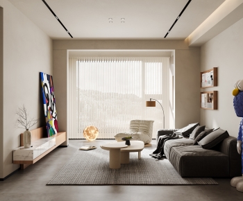 Modern A Living Room-ID:649224047