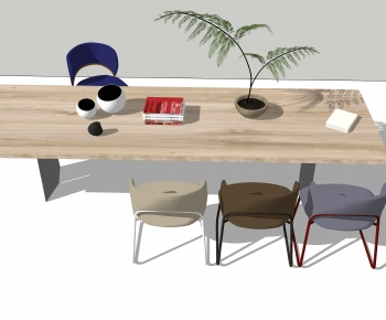 Modern Dining Table And Chairs-ID:691890954
