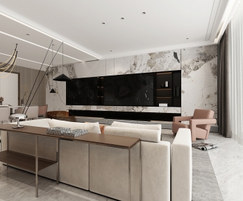 Modern A Living Room-ID:683516985