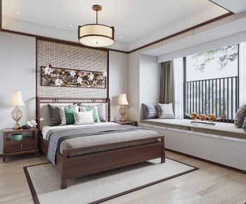 New Chinese Style Bedroom-ID:274509911