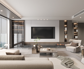 Modern A Living Room-ID:540891899