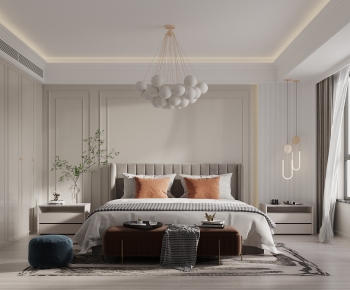French Style Bedroom-ID:151895058
