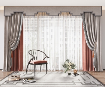 New Chinese Style The Curtain-ID:246819973