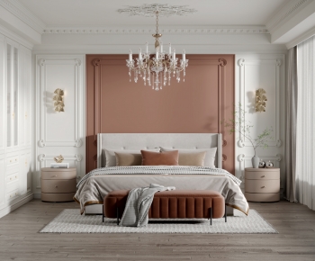 Simple European Style Bedroom-ID:954201943