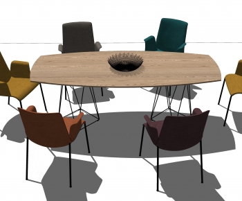 Modern Dining Table And Chairs-ID:413146978