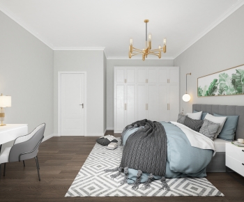 Nordic Style Bedroom-ID:319526916