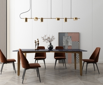 Modern Dining Table And Chairs-ID:435523994