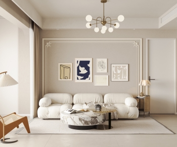 Modern A Living Room-ID:890991939