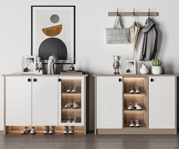 Nordic Style Shoe Cabinet-ID:734967951