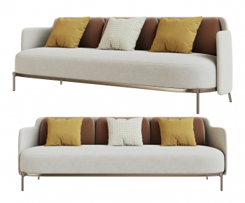 Modern Three-seat Sofa-ID:593892107