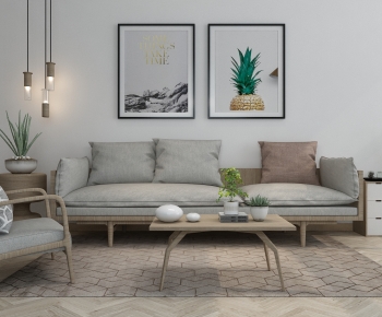 Nordic Style Sofa Combination-ID:986809978