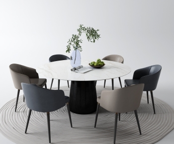 Modern Dining Table And Chairs-ID:259076129