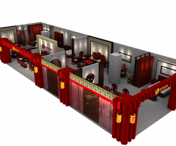 New Chinese Style Exhibition Hall-ID:872071031