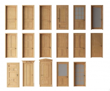 European Style Solid Wood Door-ID:452420951