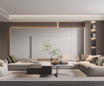 Modern A Living Room-ID:203427082